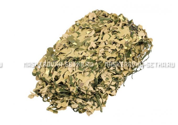 Массеть Camosystems Пейзаж-Профи Милитари 3D 1,8х3 м  – купить по цене 3850 руб. в интернет-магазине в городе Екатеринбург картинка 1