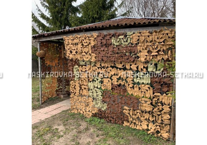 Маскировочная сеть МКТ-2П Поле 3х6 м – купить по цене 4400 руб. в интернет-магазине в городе Екатеринбург картинка 2