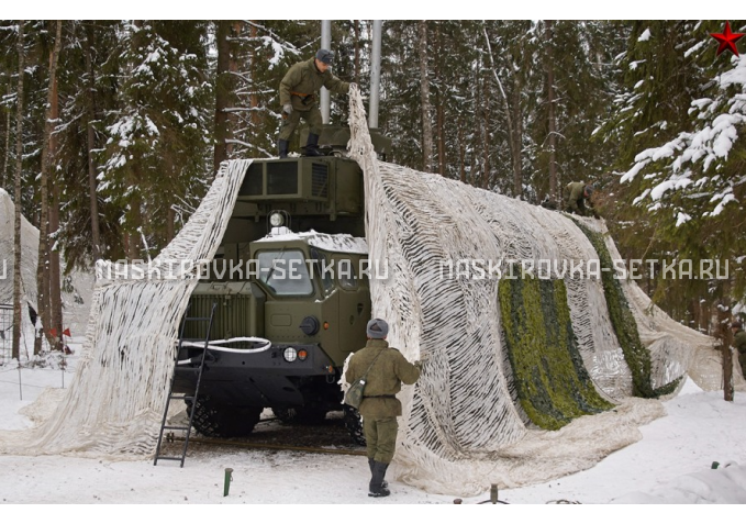 Маскировочный комплект МКТ-2С Снег 9х12 м – купить по цене 33200 руб. в интернет-магазине в городе Екатеринбург картинка 8