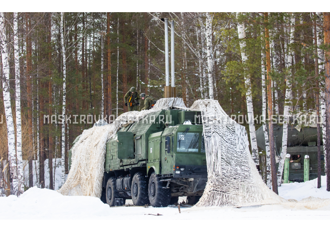 Маскировочный комплект МКТ-2С Снег 9х12 м – купить по цене 33200 руб. в интернет-магазине в городе Екатеринбург картинка 5