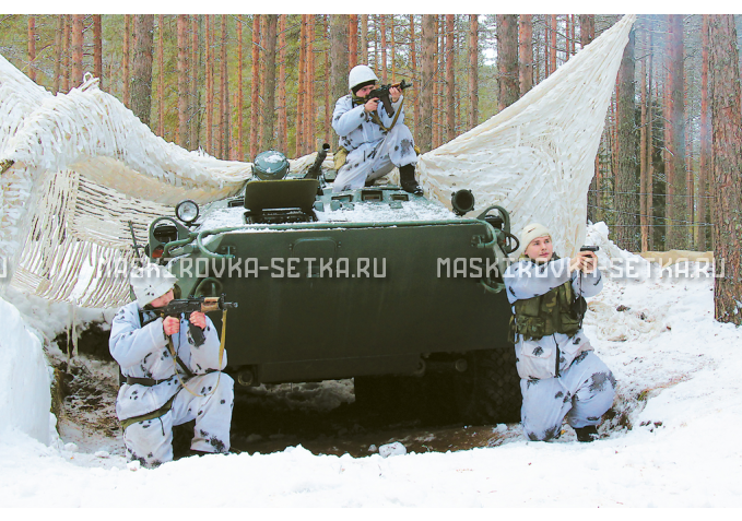 Маскировочный комплект МКТ-2С Снег 9х12 м – купить по цене 33200 руб. в интернет-магазине в городе Екатеринбург картинка 6