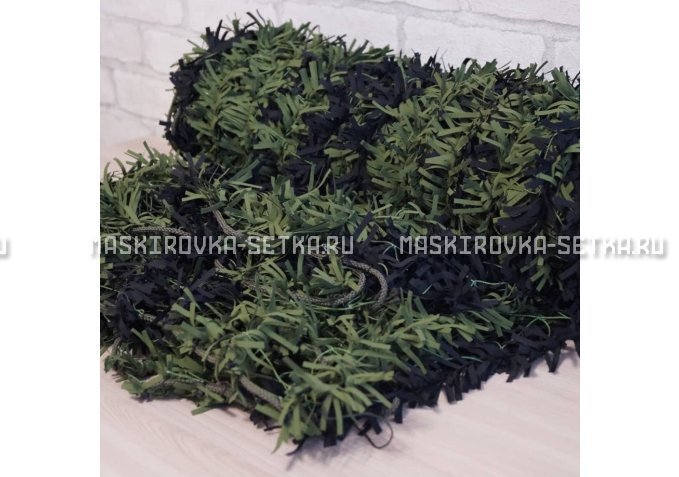 Маскировочная сеть Зеленя 2х3 м (зелено-черная) – купить по цене 3200 руб. в интернет-магазине в городе Екатеринбург картинка 4